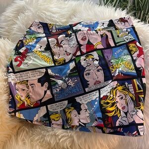 Loudmouth comic strip skort size 8